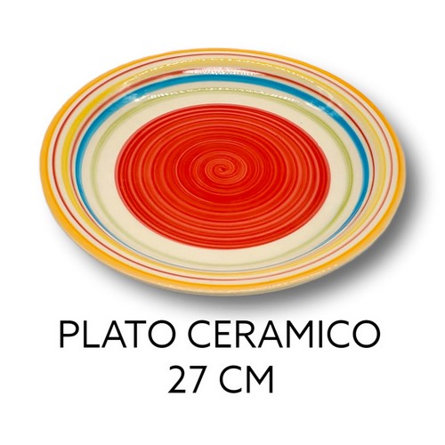 Plato Pando Ceramica Decoracion Circular Co