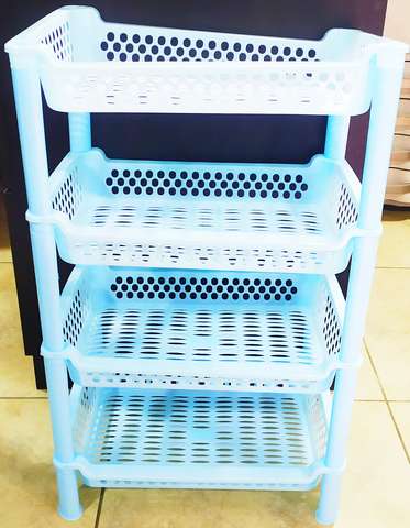 2024-11 Organizador Plastico Rectangular De 3 Piso