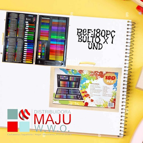 Set Arte Madera X180Pcs