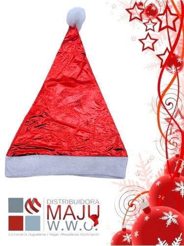 Gorros De Navidad Satinado