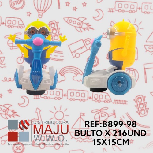 Gato Cosmico En Patinete Colores Luz Sonid