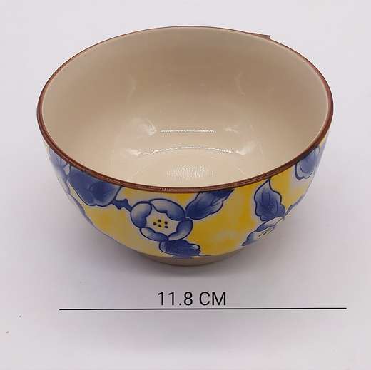 Tazon Pequeño 4.5 Pulgadas Diseño Flores Ch