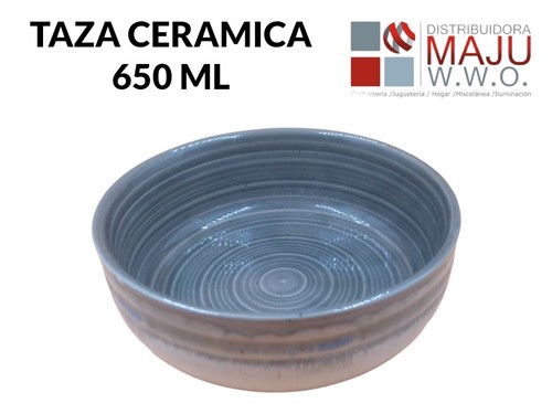 Tazon Ceramico Tradicional Artesanal De 650