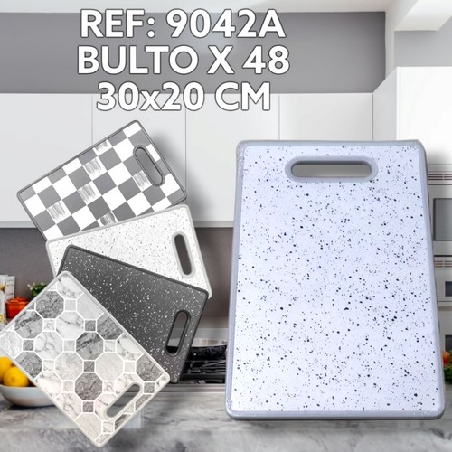 Tabla De Cocina Estampada Marmolizado
