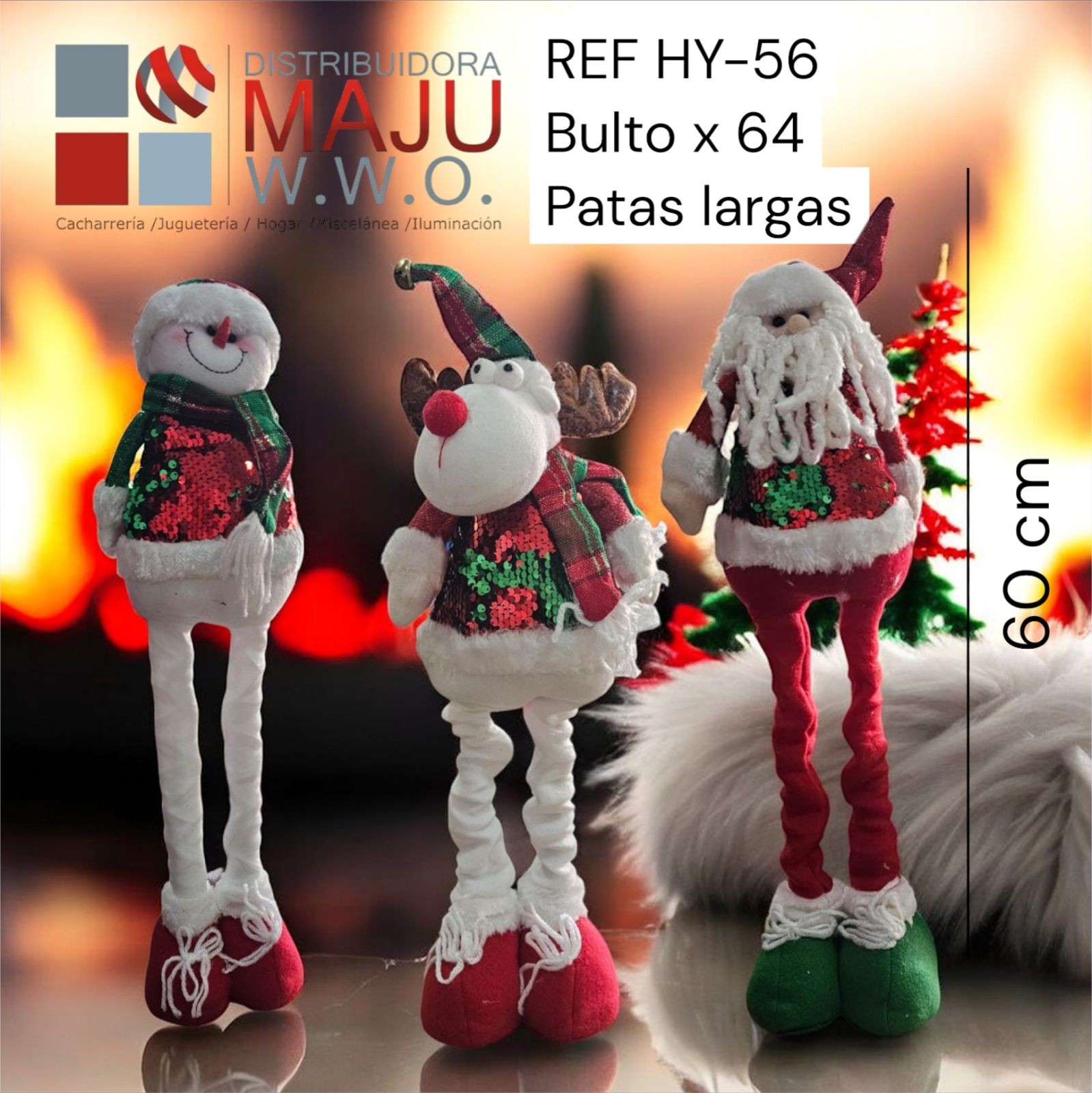 Muñeco De Navidad Snowman Con Gorros Colorid