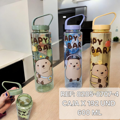 Botilo Sin Pitillo 800 Ml Redondo Cap
