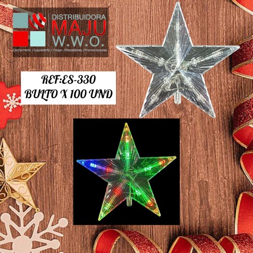 Es-330 Estrella De Navidad Led Para Arbol