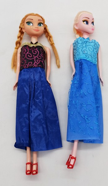 Set X 2 Muñecas De Plastico