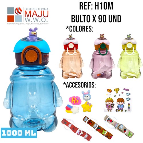 Botilo Oso Con Accesorios Colores Varios De 1
