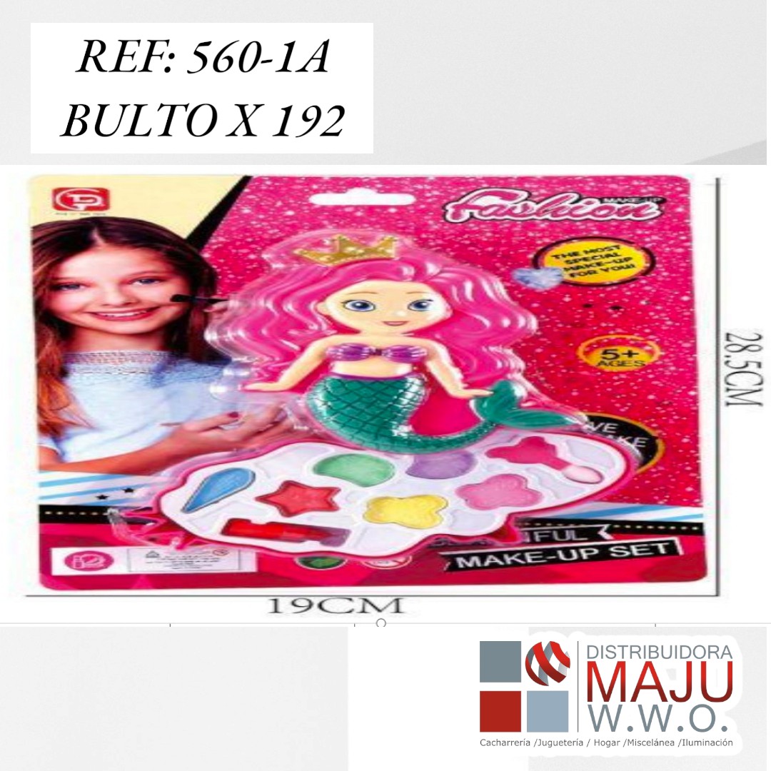 Juguete Set De Belleza Maquillaje En Figura