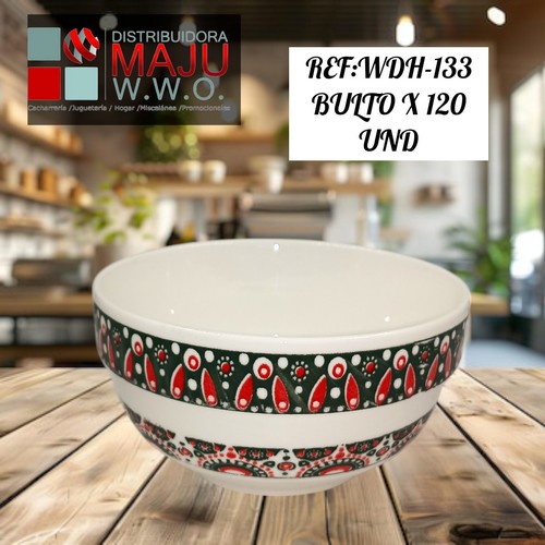 Tazon Ceramico Con Estampados Color De 310