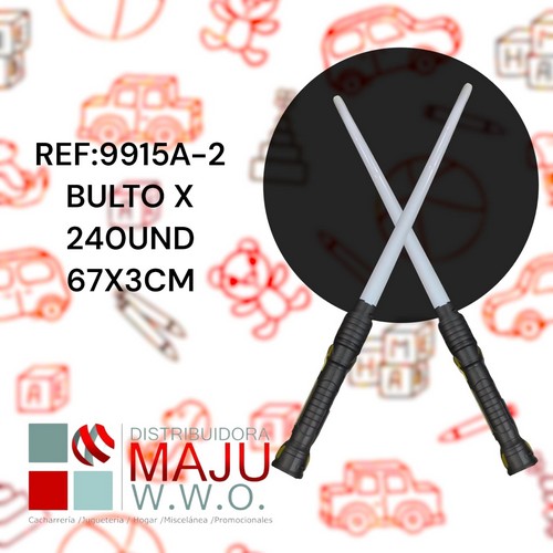 9915A-2 Espada Para Niños Con Luz (Requiere Pilas