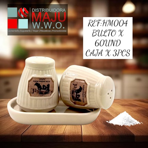 Salsero Ceramico Con Estampados Y Mini Bande
