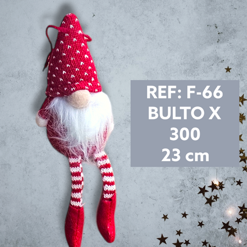 Muñeco De Navidad Tipo Gnomo Patas Colgantes