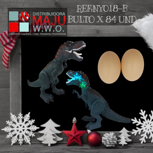 Dinosaurio Con Proyector De Luz Y Huevos(R