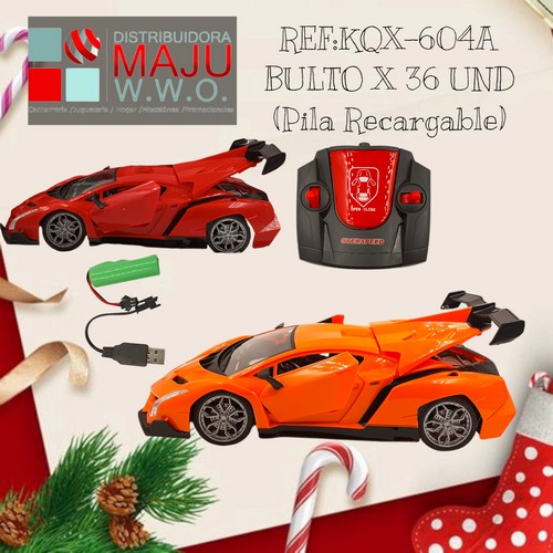 Lambo Con Aleron A Control Remoto Colores