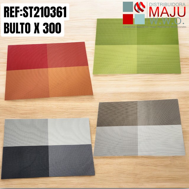 Individual Para Mesa En Pvc Y Poliester 3
