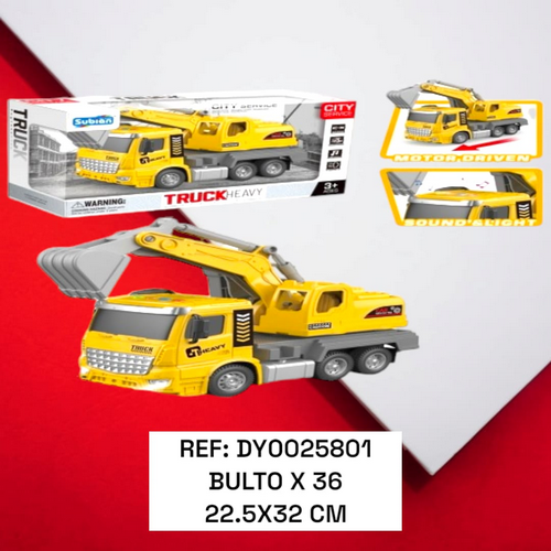 Carro Para Niños Con Excavadora De Sonid