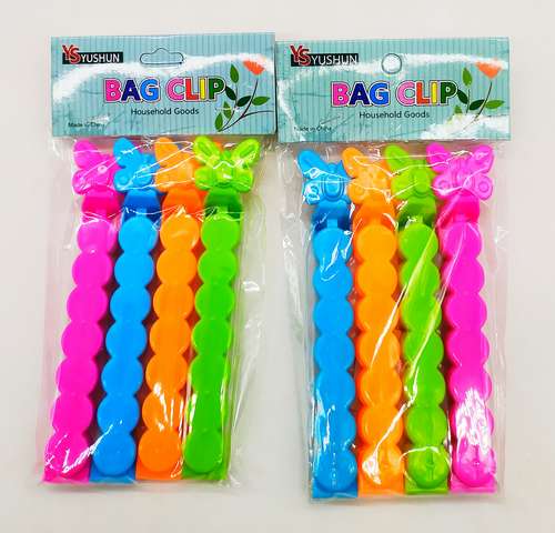 Clip Para Bolsa X4 Alto 11Cm