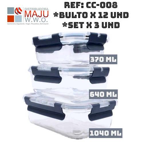 Set De Refractarias Hermeticas De 370 640 1