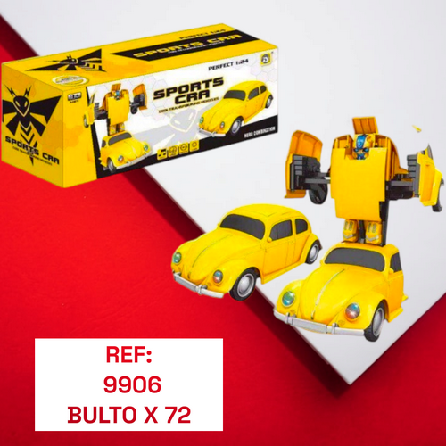 Juguete Transformer Carro Vocho