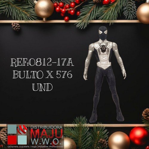Super Heroe Hombre Araña Multiverso Plata
