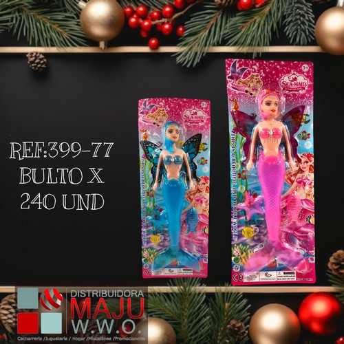 Muñeca Sirena En Blister