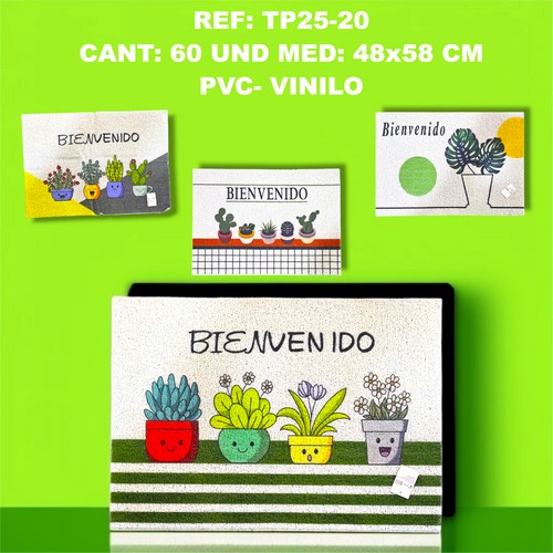 Tp25-20 Tapete Pvc Policloruro De Vinilo 4