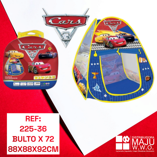 Carpa Infantil De Cars 88*88*92Cm