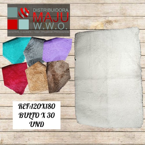 Tapete Peludo Para Sala 180X120Cm {Do854}