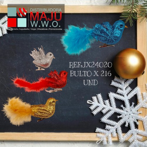 Pajaros Colores X4Pcs