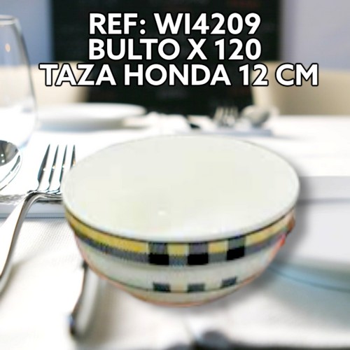 Taza Ceramica Hondo Borde Burberry 12Cm