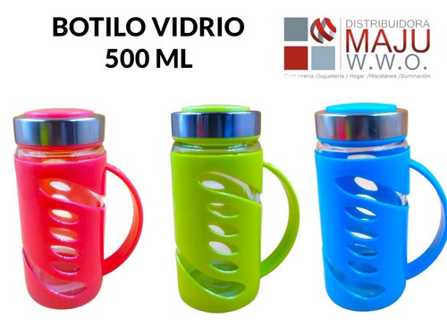 Botilo Con Asa Tipo Pocillo En Vidrio Mediano