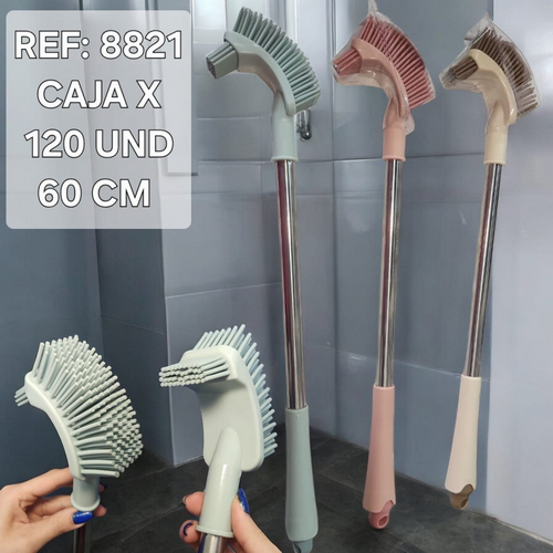 Cepillo De Aseo Multiusos Cerdas Goma Colores