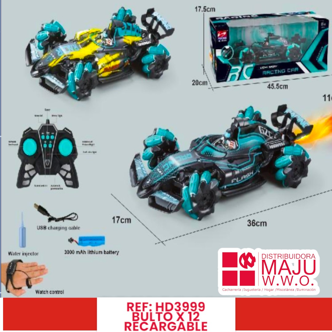 Carro De F1 A Control Remoto Con Sonido Luz