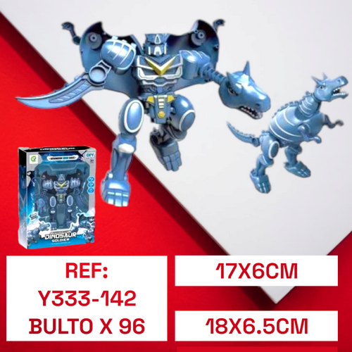 Juguete Transformer Dinosaurio