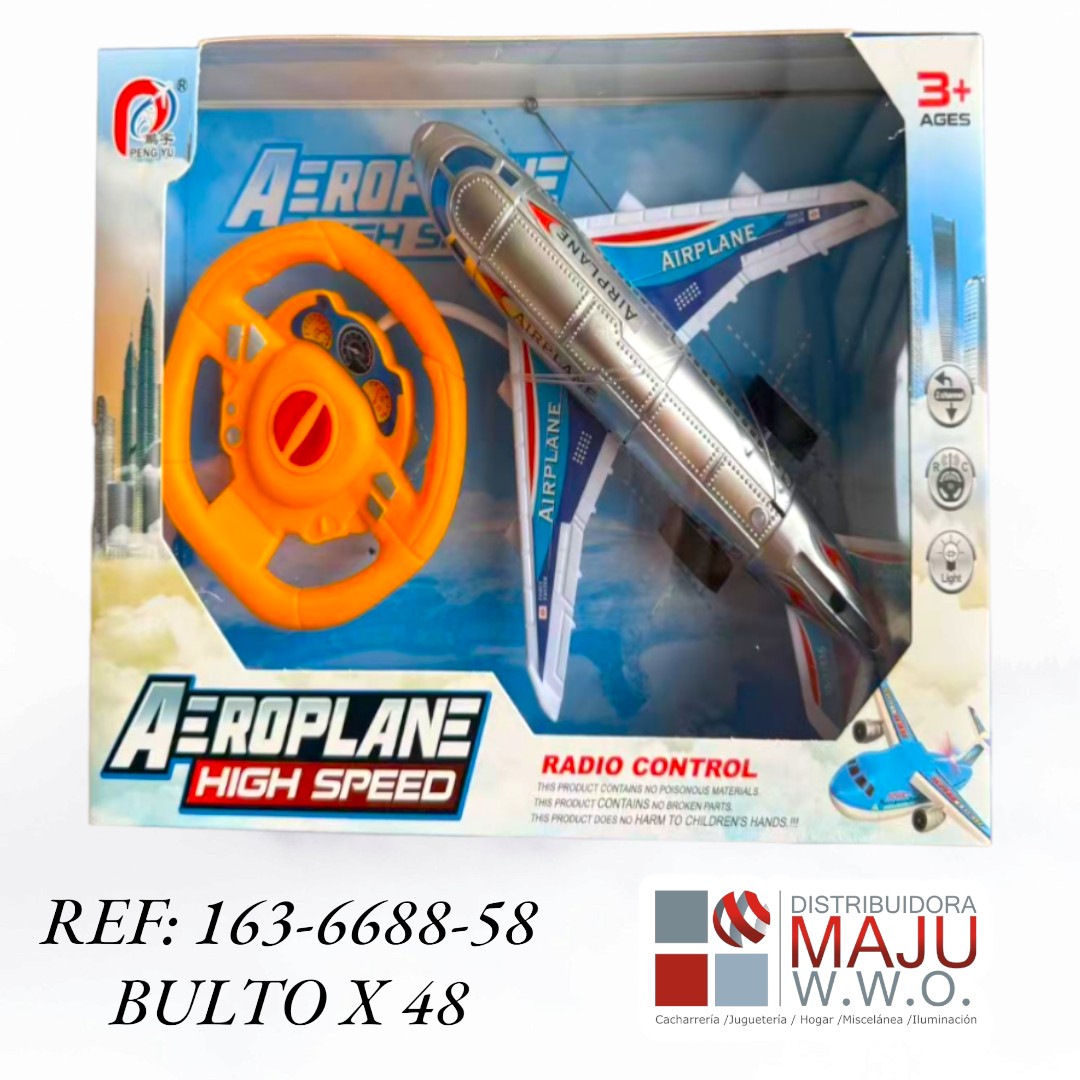 Juguete Para Niños Avion A Control Rem