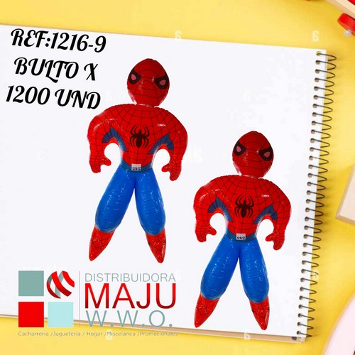 Spiderman Inflable Pequeño 40Cm