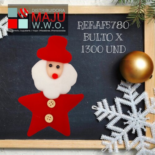 Personajes Estrellas Navideños Para Colgar