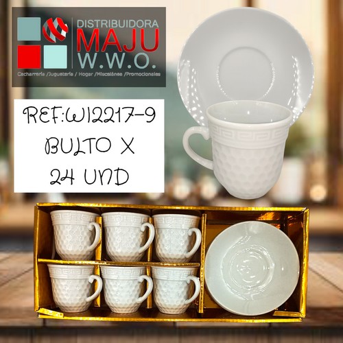 Wi2217-9 Plato Con Pocillo Tintero (Textura Cenefa