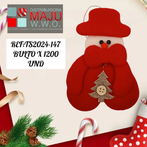 Muñecos Navideños En Bolsa Para Colgar
