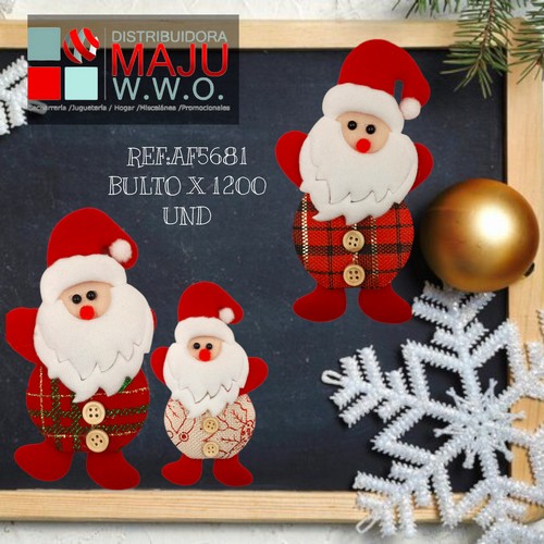 Personajes Redondos Navideños Para Colgar