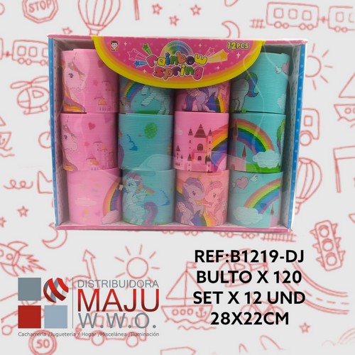 Espirales Magicos Unicornios Cajax12Pcs 2