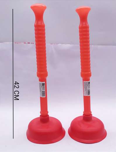 Chupa Para Baño Plastico Colores Rojo