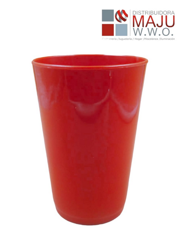 Vaso Redondo Liso Colores Salidos Varios