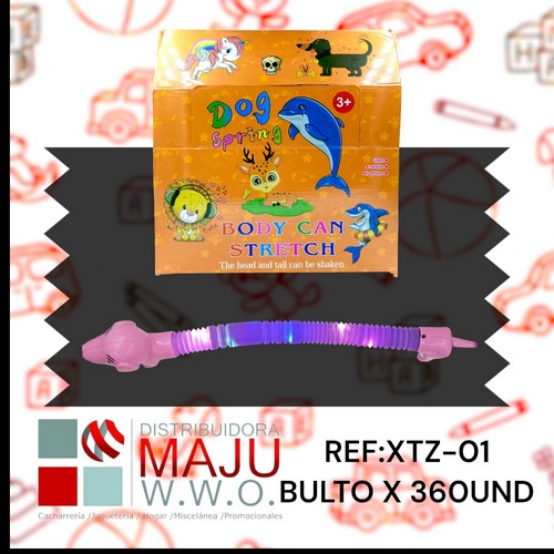 Pop De Perrito En Varios Colores Con Luz 3