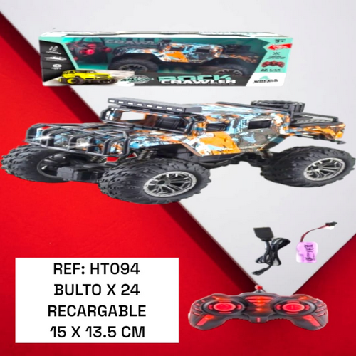 Carro Jeep Todo Terreno Para Niños A Control