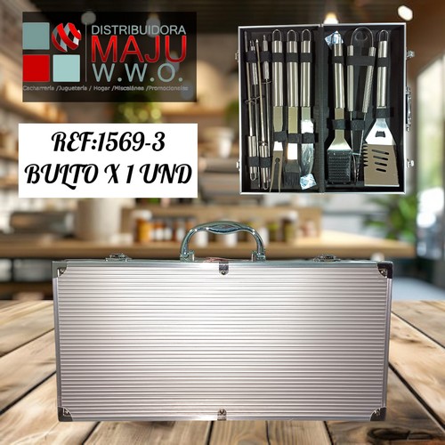 Set Asado Metal Grande