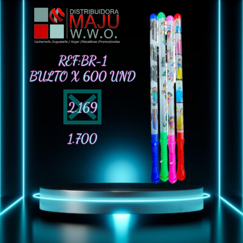 Vara De Luz Personajes Grande Colores Varios