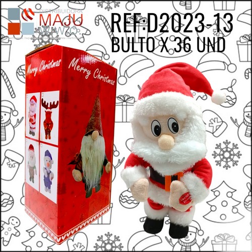 Muñeco De Navidad Santa Claus Con Musica